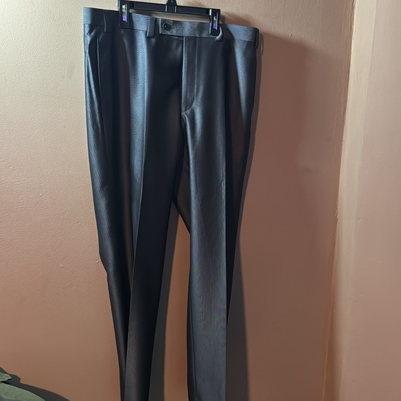 Men’s blazer jacket in bright gray with matching pants 42r jacket pants 36 x 32 - Picture 6 of 8